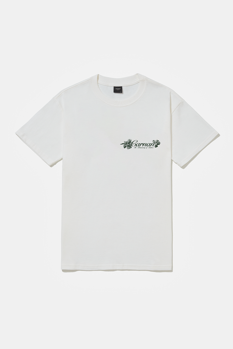 CARNAN - CAMISETA HORSES OFF WHITE