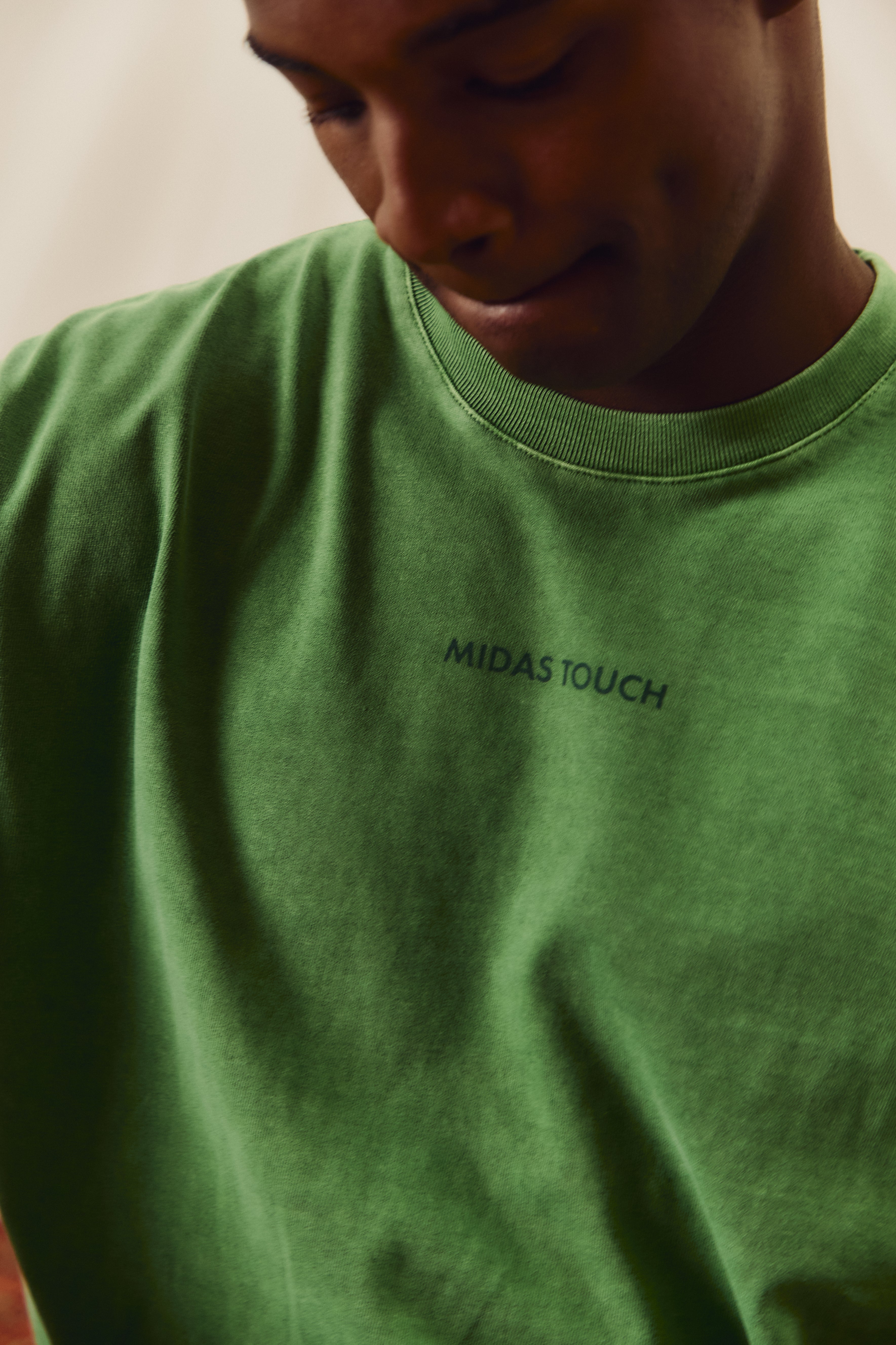 MIDAS - CAMISETA BOXY VERDE