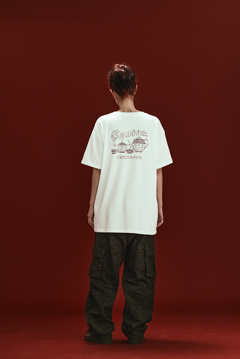 CARNAN - CAMISETA TEA TIME OFF WHITE