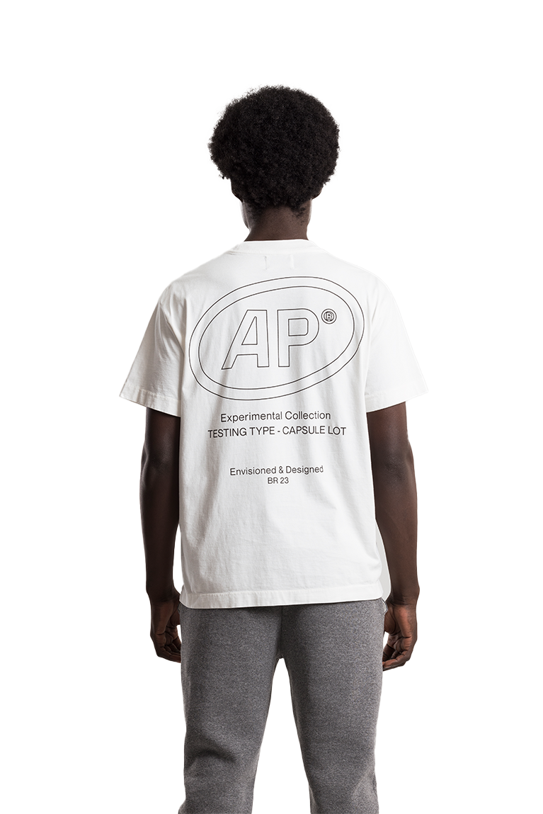 APHASE - CAMISETA DOUBLE AP OFF WHITE