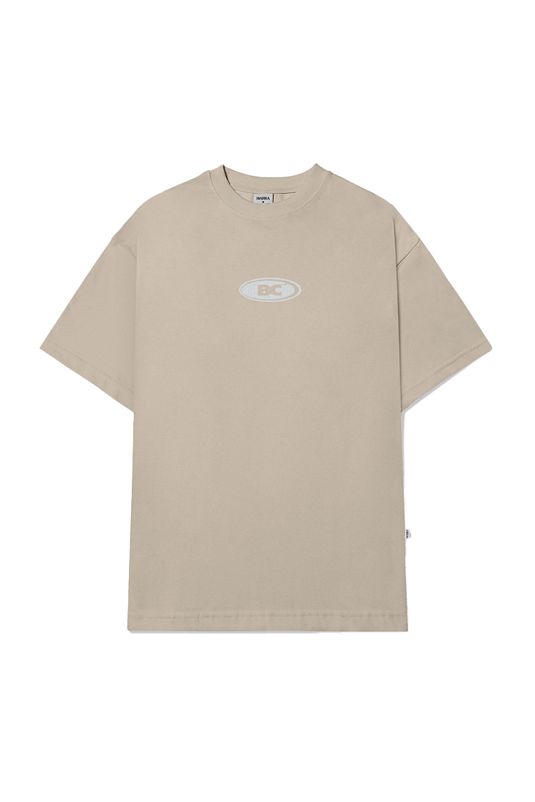 BARRA CREW - Camiseta Goods Logo REFLETIVA Bege