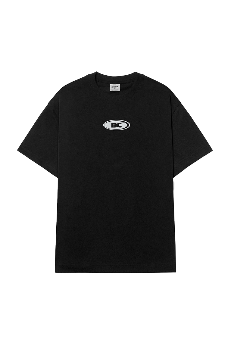 BARRA CREW - Camiseta Goods Logo REFLETIVA Preta