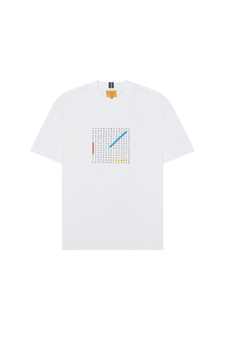 Class - CAMISETA WORD SEARCH OFF WHITE