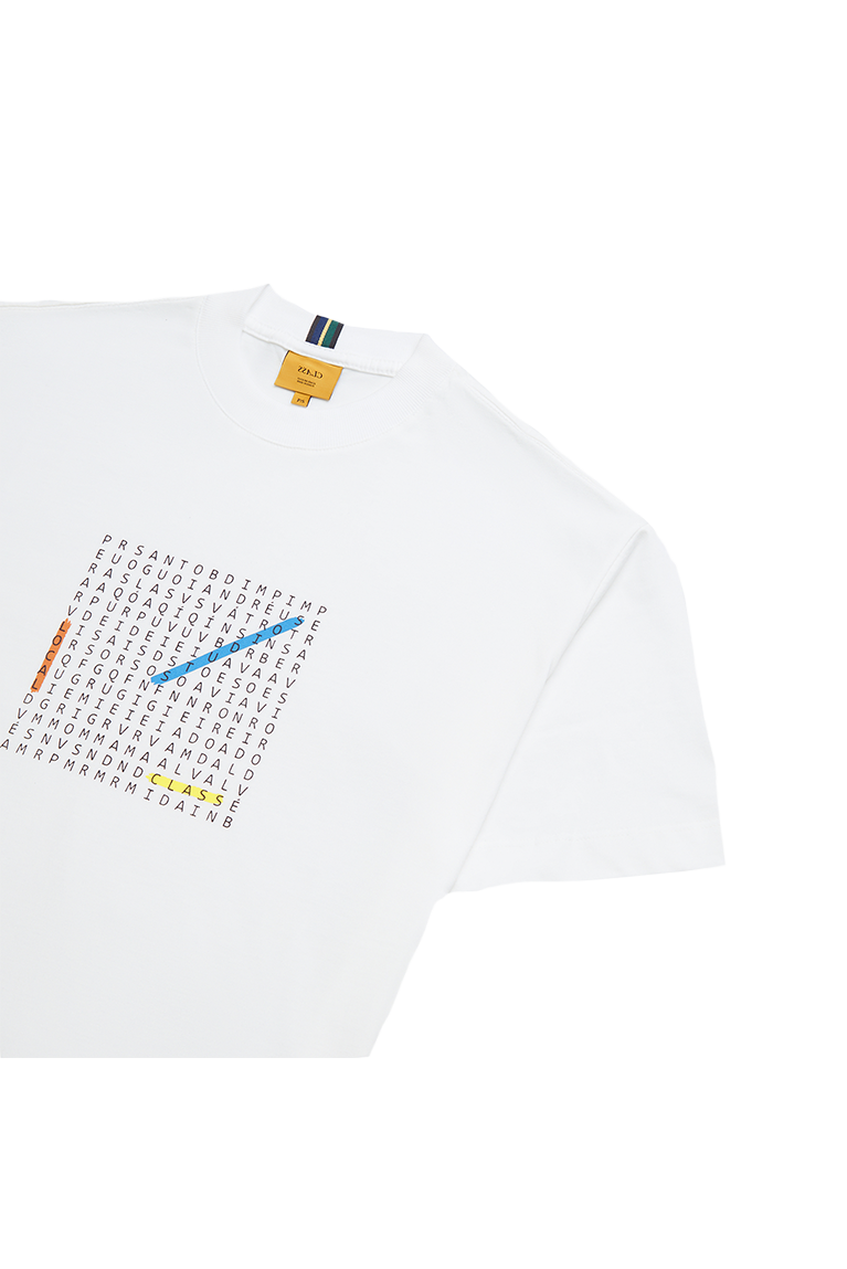 Class - CAMISETA WORD SEARCH OFF WHITE