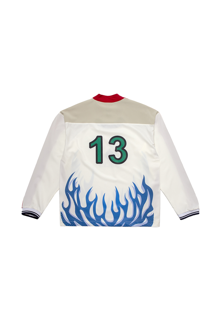 Class - CAMISETA LONG SLEEVE "JERSEY FLAMES" OFF WHITE