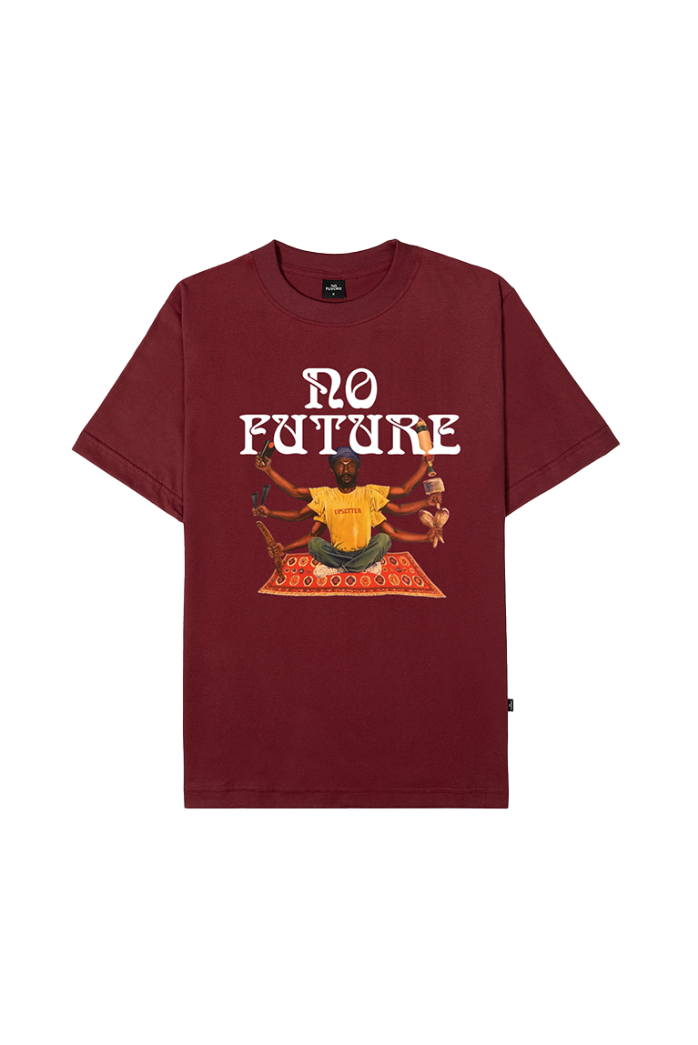NO FUTURE -  Camiseta The Upsetter Bordo