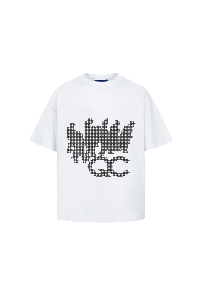 QUADRO - Camiseta LINE DOTS OFF WHITE