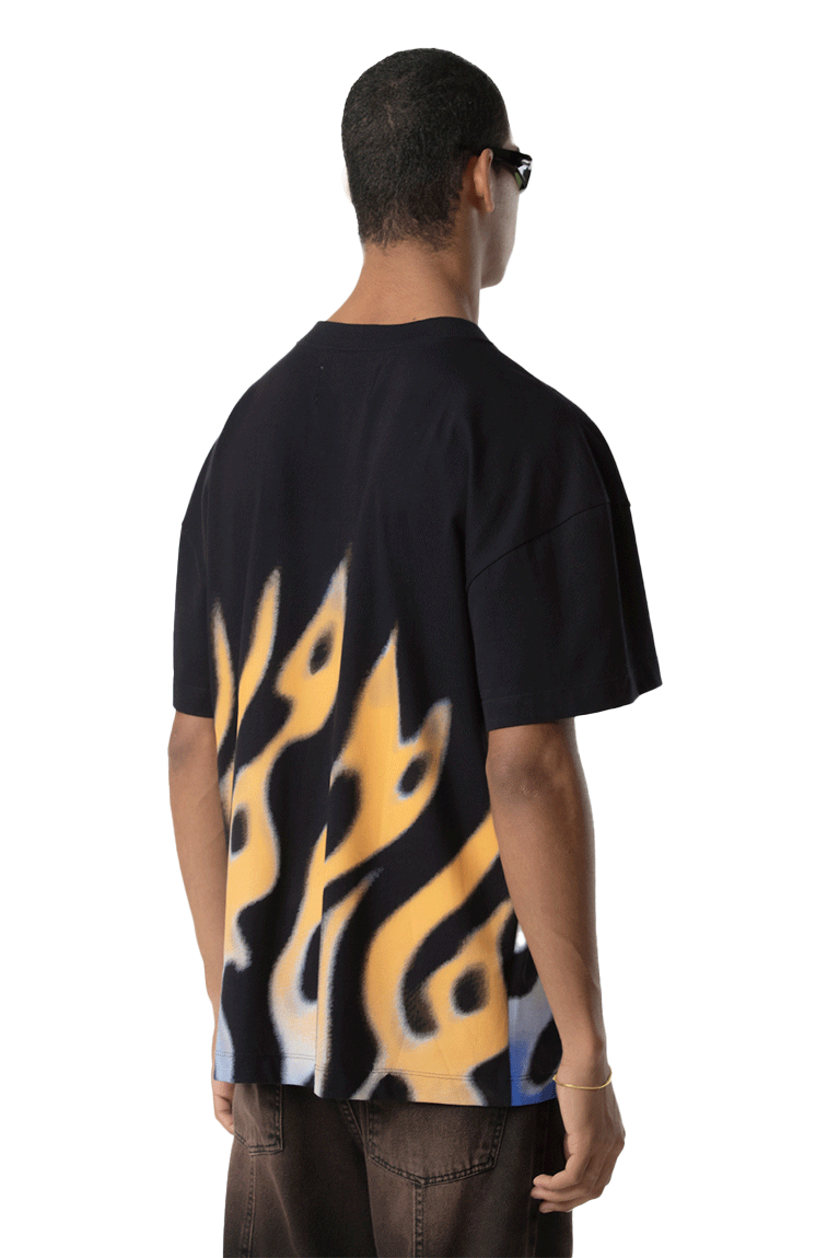 THE SAINT MAFIA - CAMISETA FIRE BLUR