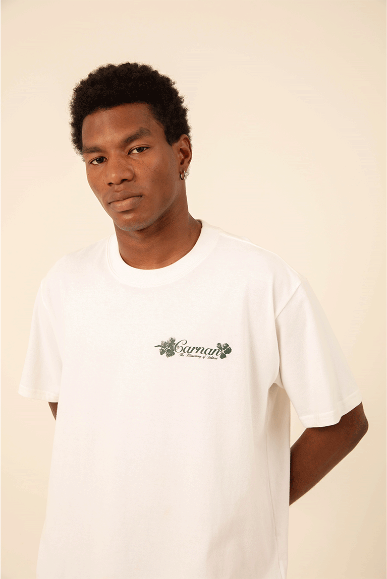 CARNAN - CAMISETA HORSES OFF WHITE