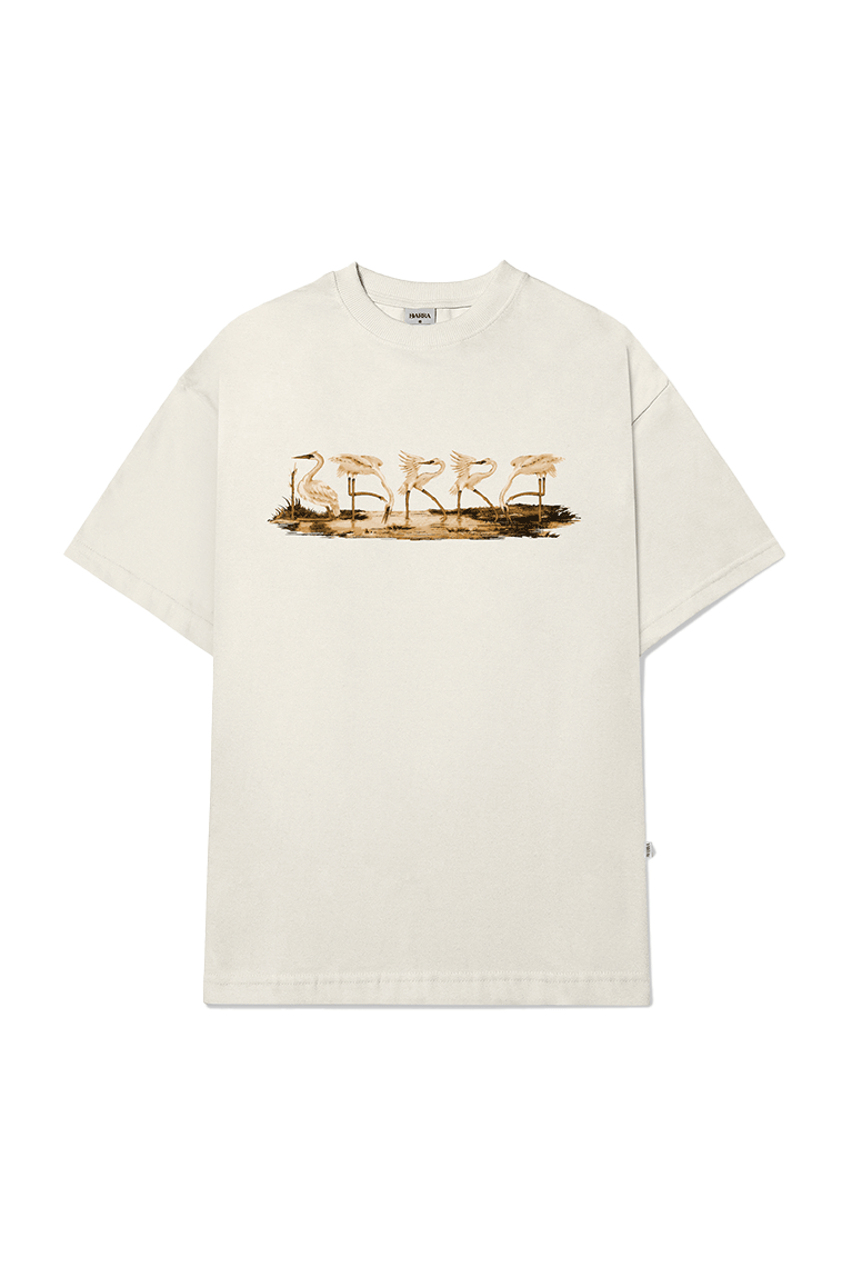 BARRA CREW - CAMISETA BARRA GARÇA OFF WHITE