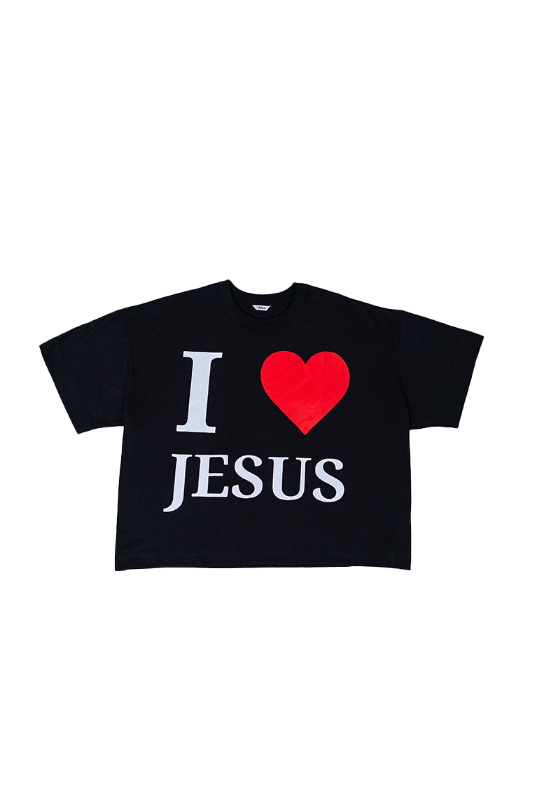 ÉDEN - CAMISETA I LOVE JESUS PRETA