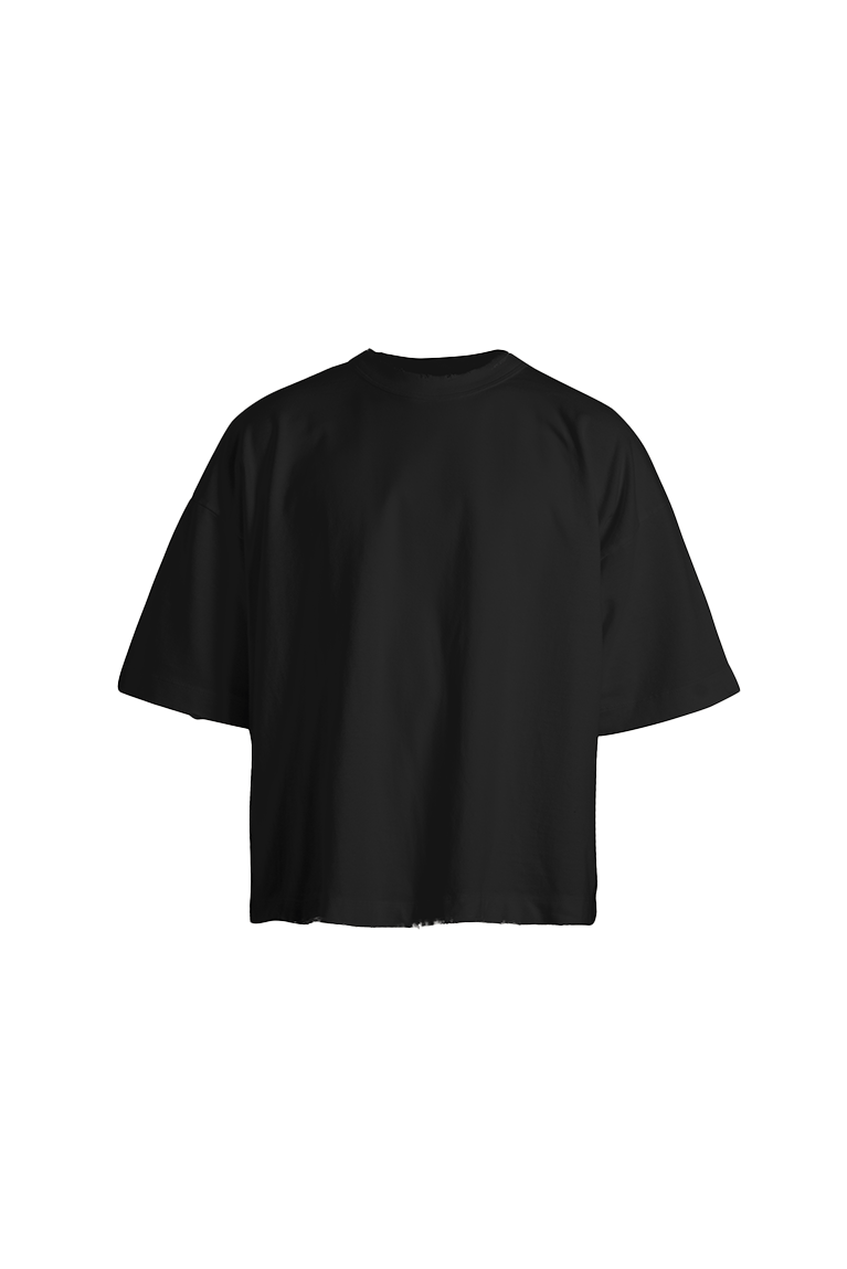 EGHO STUDIOS - CAMISETA BOXY PRETA