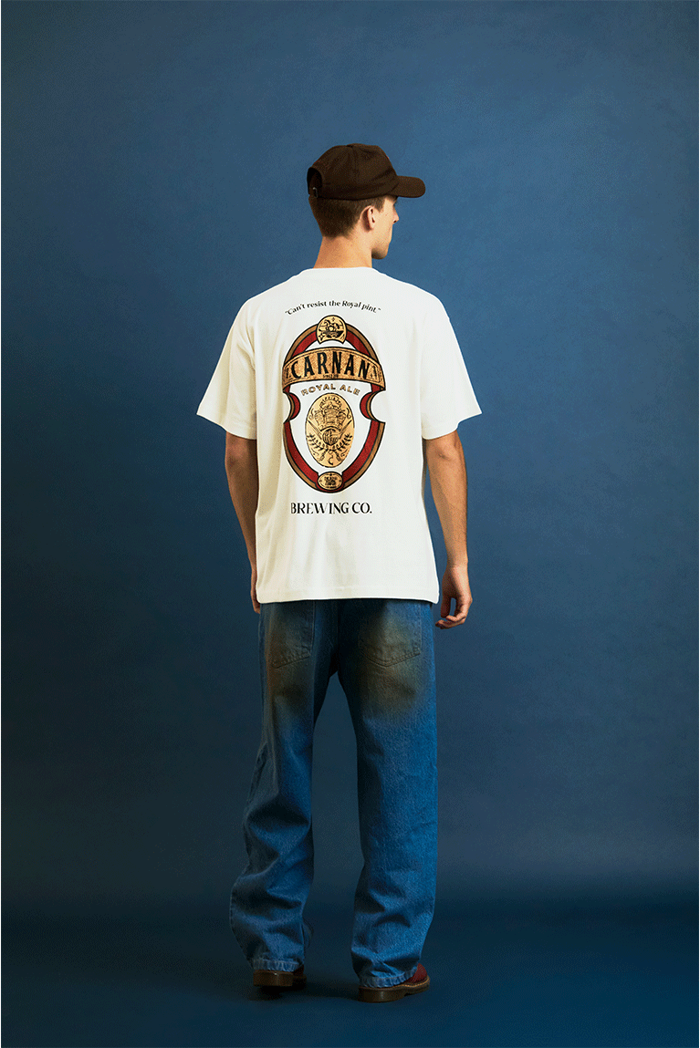 CARNAN - CAMISETA BREWING OFF WHITE