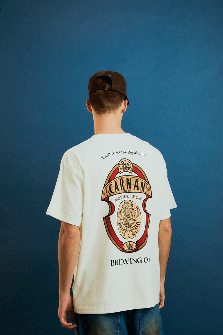 CARNAN - CAMISETA BREWING OFF WHITE