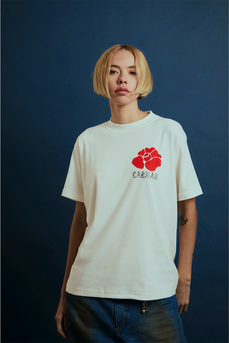 CARNAN - CAMISETA BLOSSOM OFF WHITE