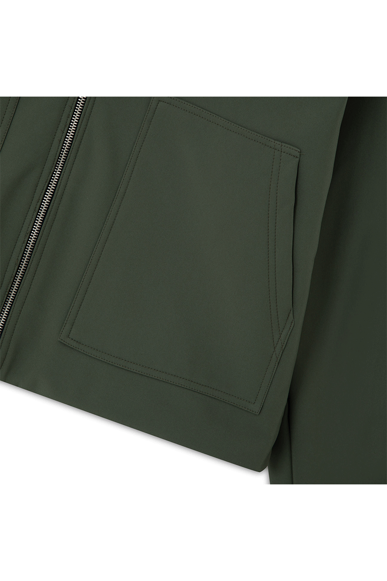 GARRÉ - JAQUETA DOUBLE ZIP VERDE