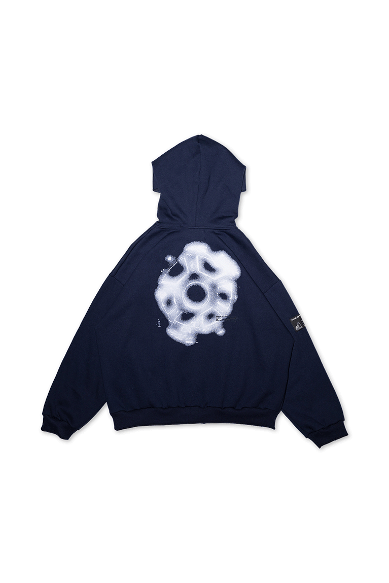 TAKE OFF - MOLETOM ATMOSPHERE NAVY ZIP