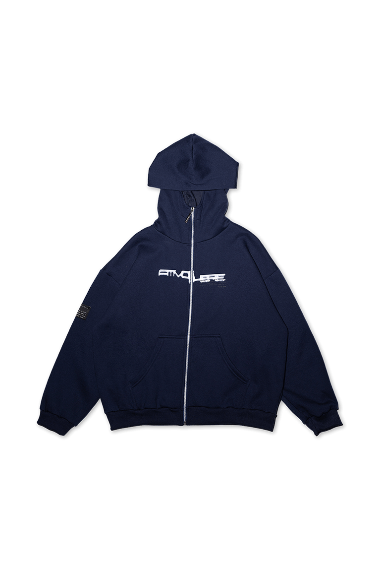 TAKE OFF - MOLETOM ATMOSPHERE NAVY ZIP