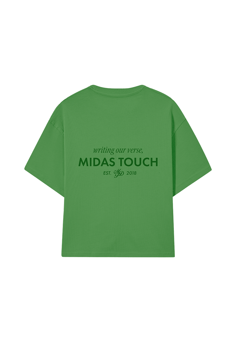 MIDAS - CAMISETA BOXY VERDE