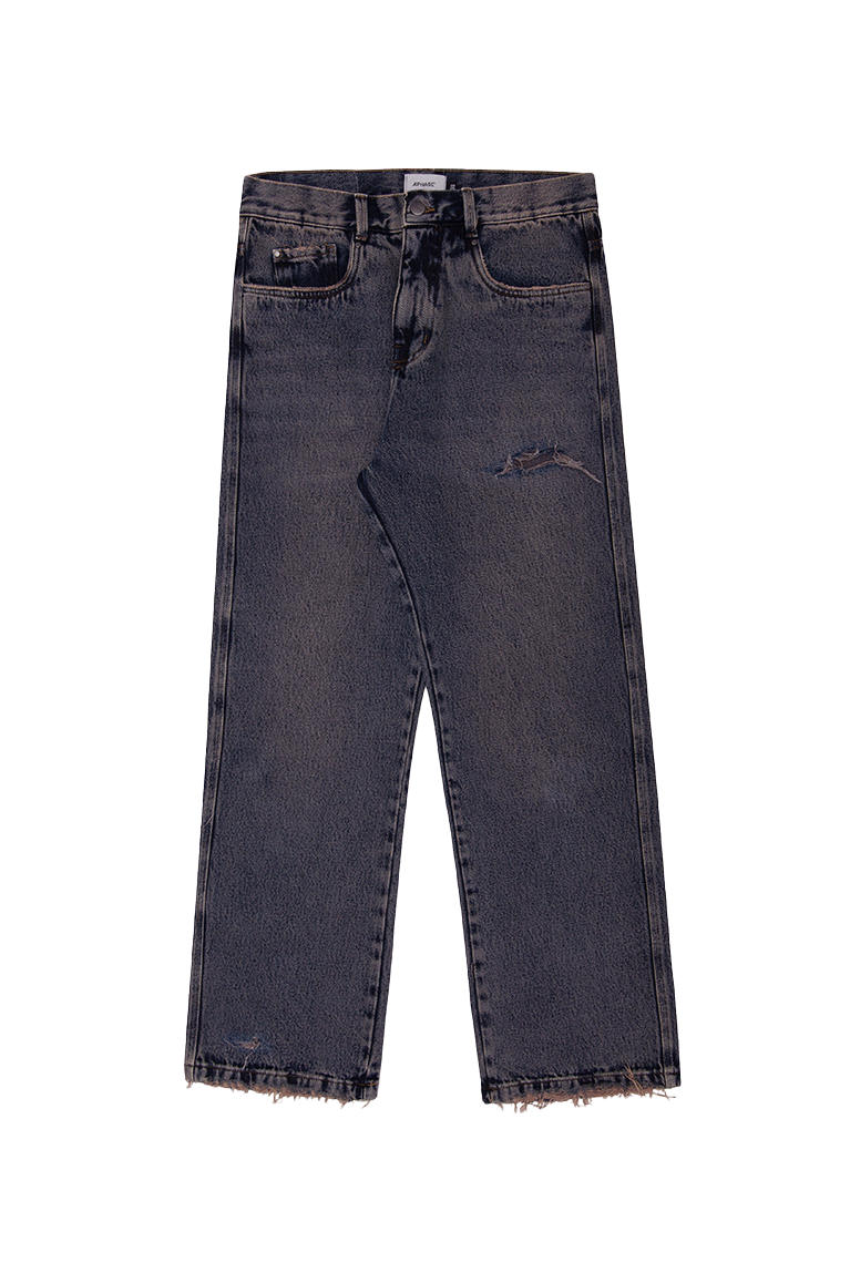 APHASE - CALÇA STRAIGHT JEANS DIRTY