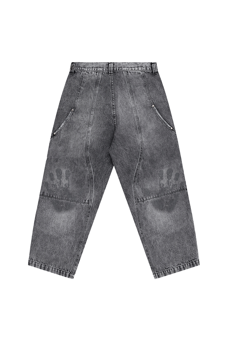 MAD - CALÇA JEANS CURVAS PANTANO