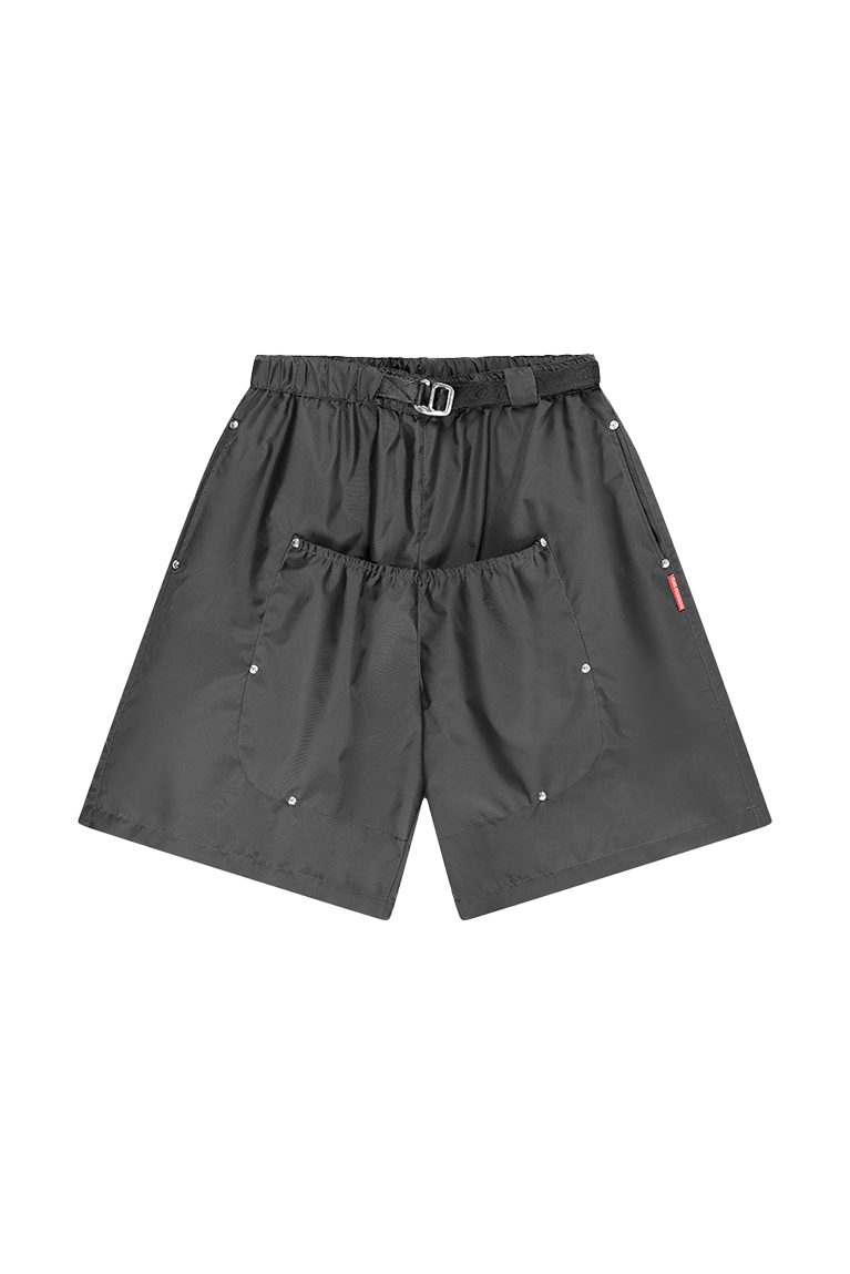 MAD - SHORTS BALÃO CINZA