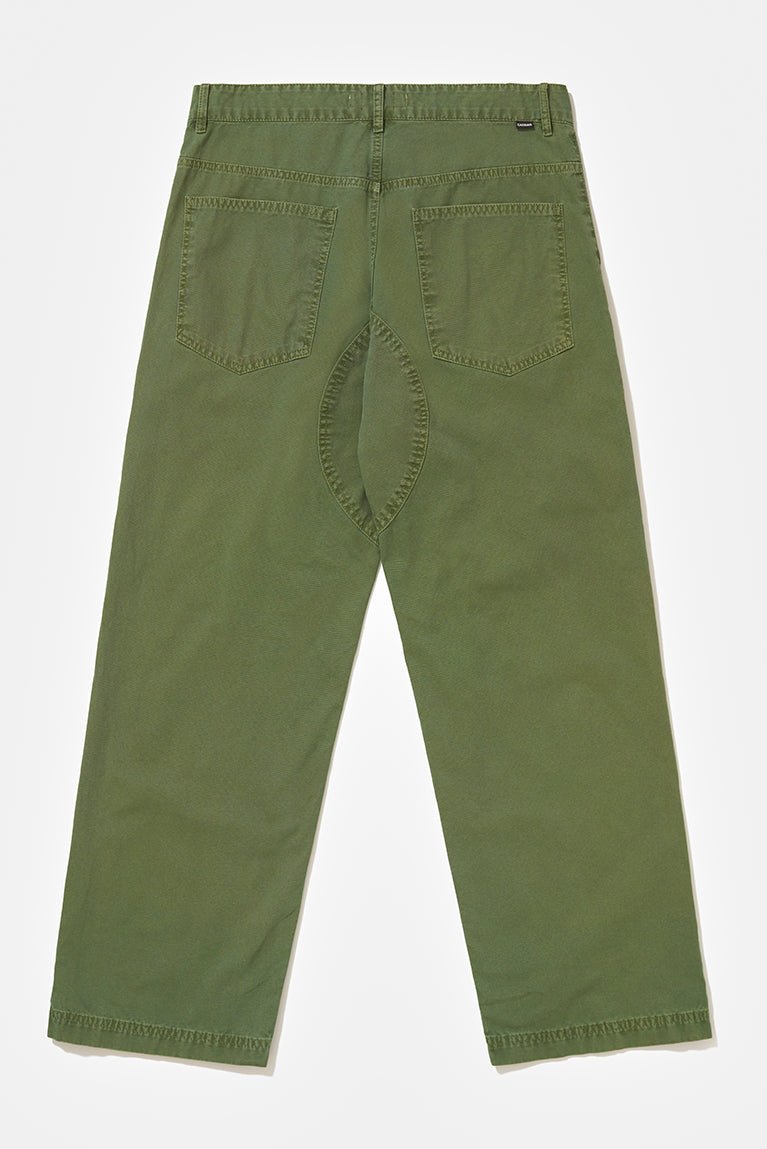 CARNAN - CALÇA GREEN WASHED TWILL