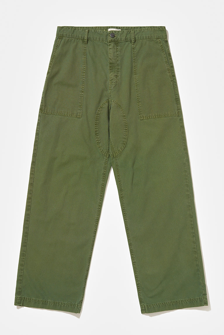 CARNAN - CALÇA GREEN WASHED TWILL