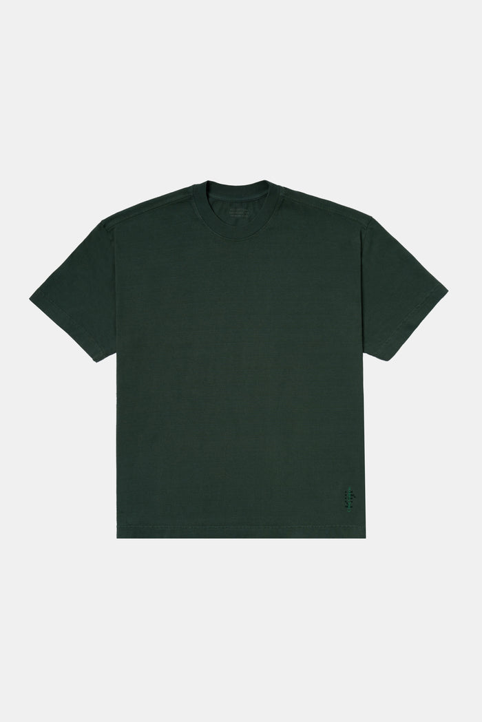 KIJI x CINQ GALERIE - CAMISETA HEAVY VERDE MUSGO