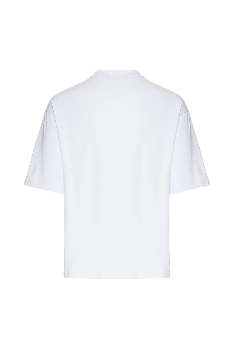 GARRÉ - Camiseta T-shirt Basic Logo Oversized Branca