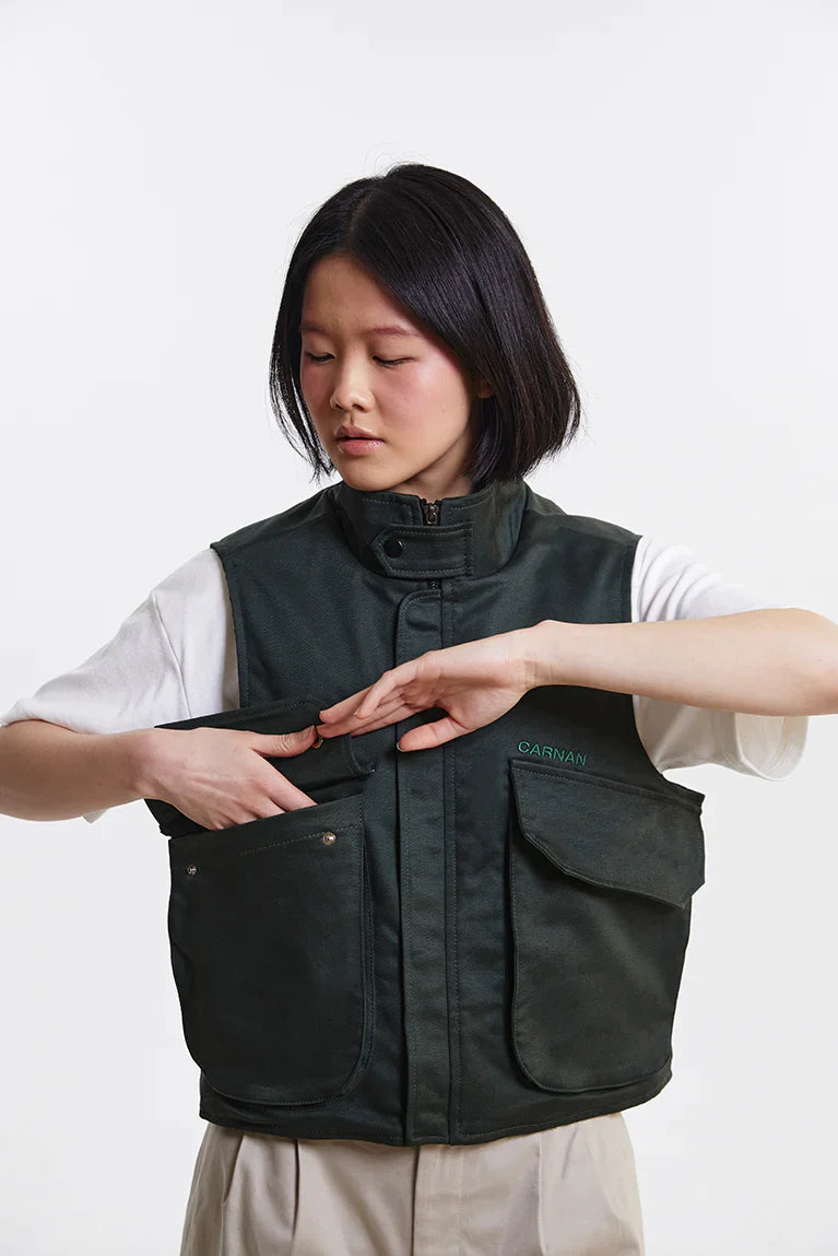 CARNAN - COLETE Classic Green Vest