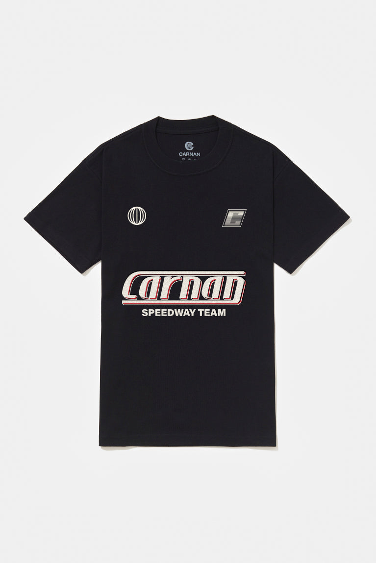 CARNAN - Camiseta Heavy Speedway Team Black