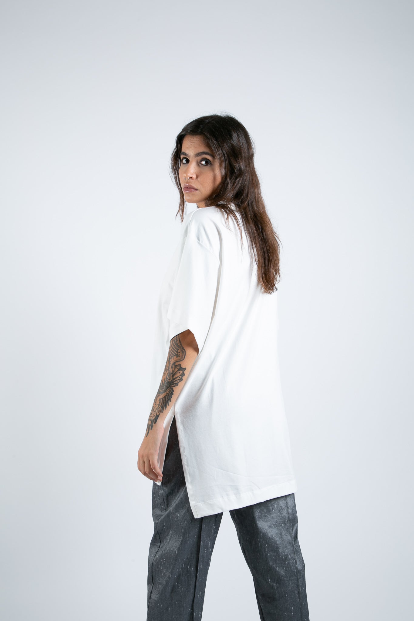 TANSU - Camiseta Basic Off White